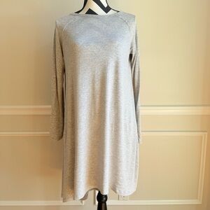 ZIMMERMAN Long Sleeve Jersey Midi Dress Casual Tee Shirt Dress size 2 Medium